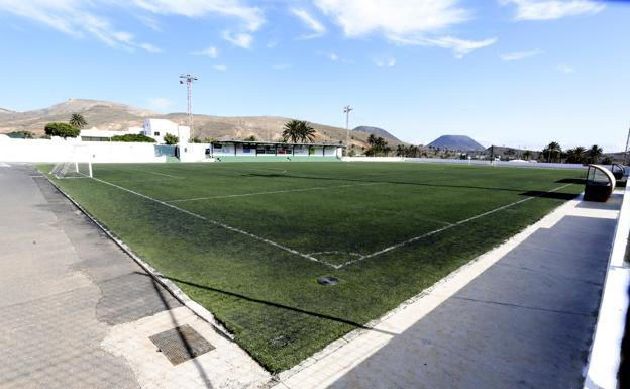 Campo de fútbol de Haría. 