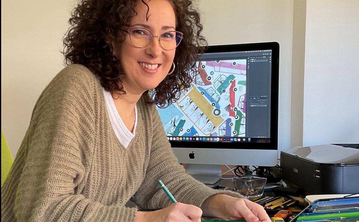 La ilustradora madrileña Rosa Ureña. 