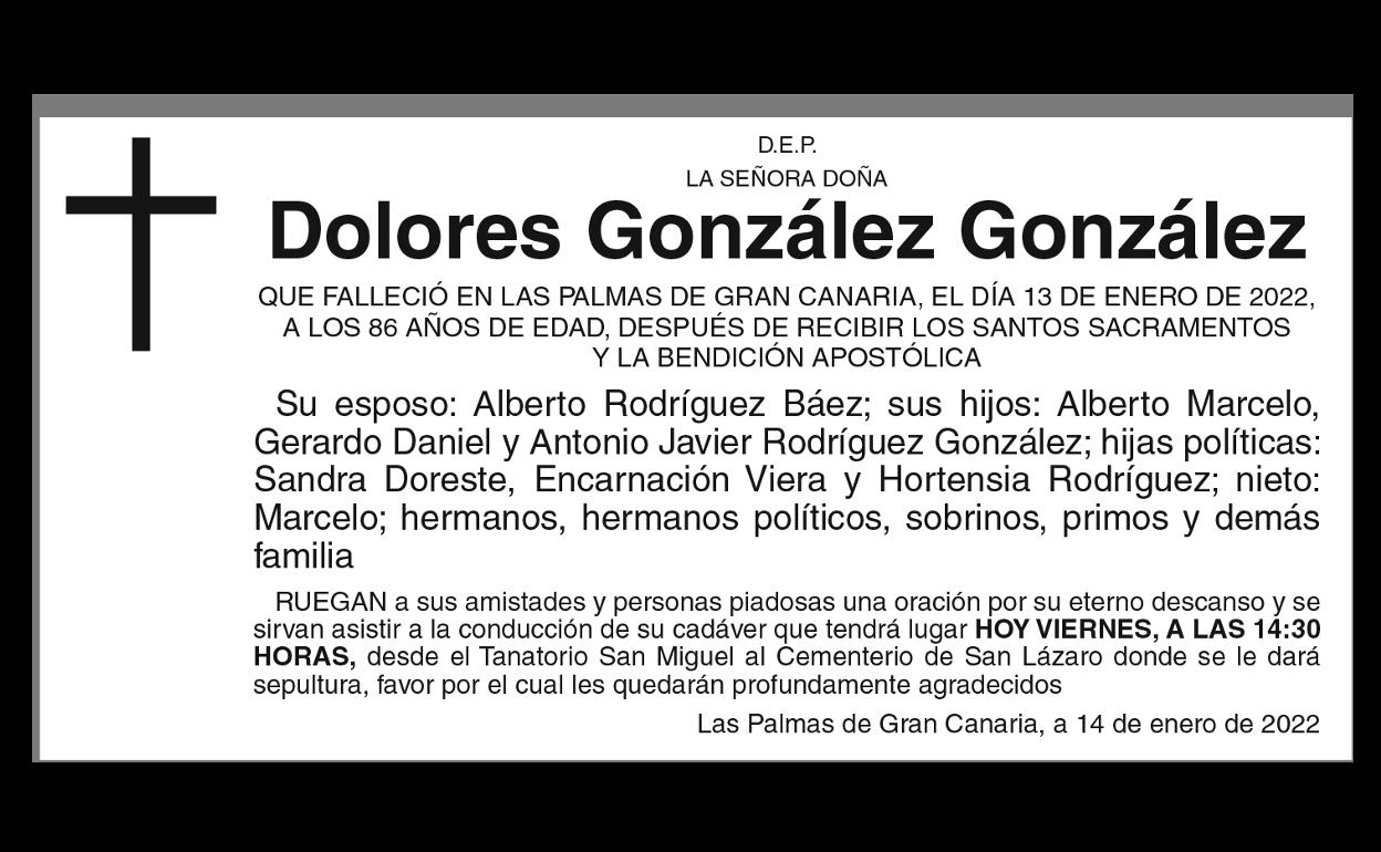 Dolores González González