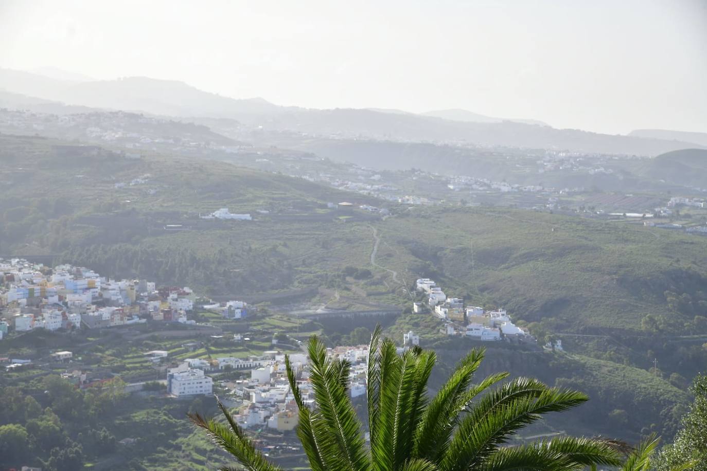 Fotos: Vuelve la calima al norte de Gran Canaria tras la lluvia