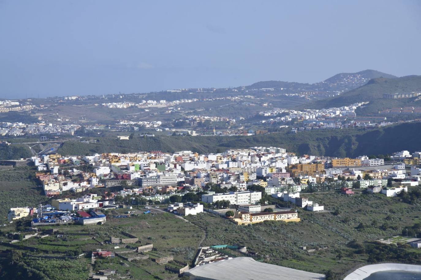 Fotos: Vuelve la calima al norte de Gran Canaria tras la lluvia