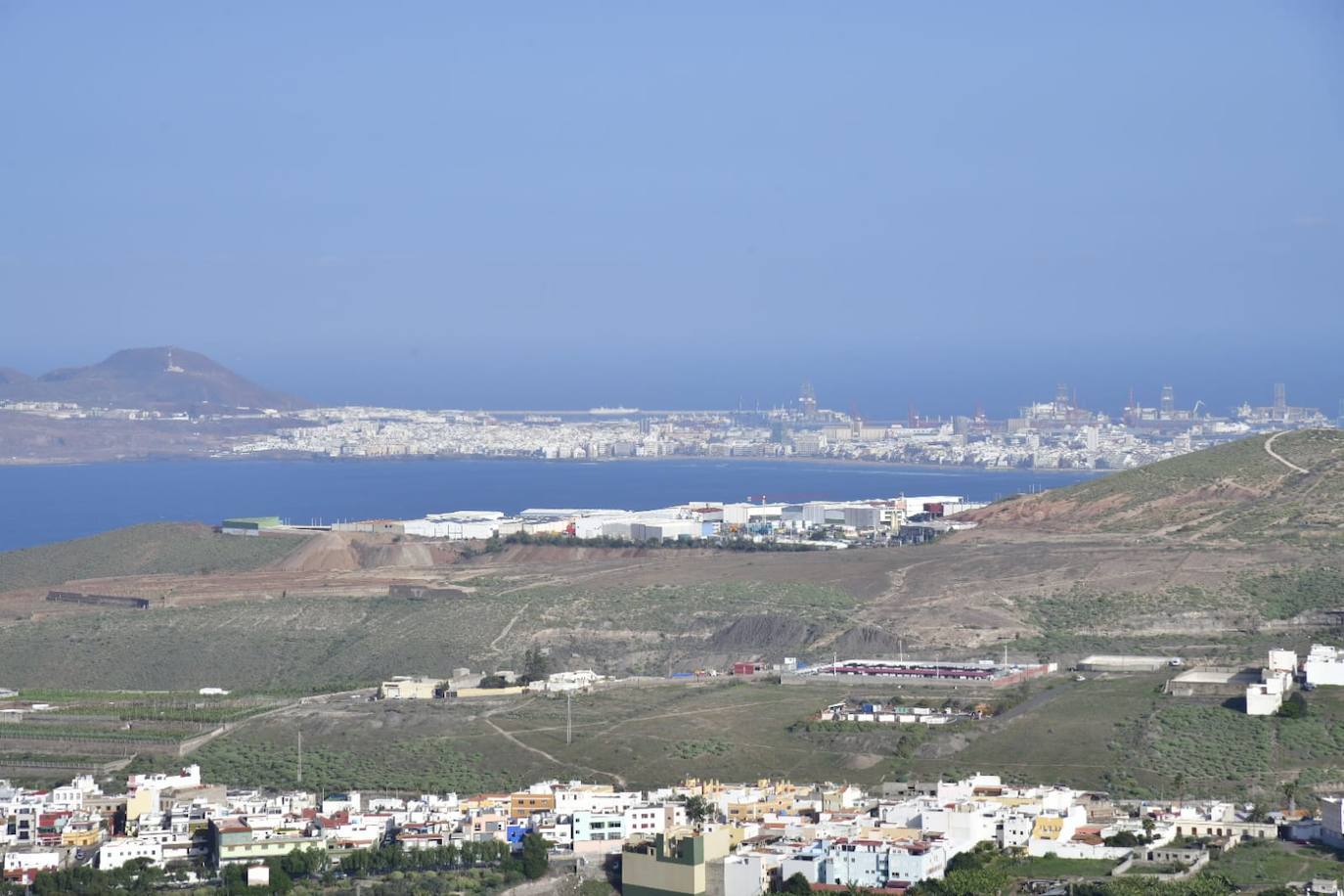 Fotos: Vuelve la calima al norte de Gran Canaria tras la lluvia