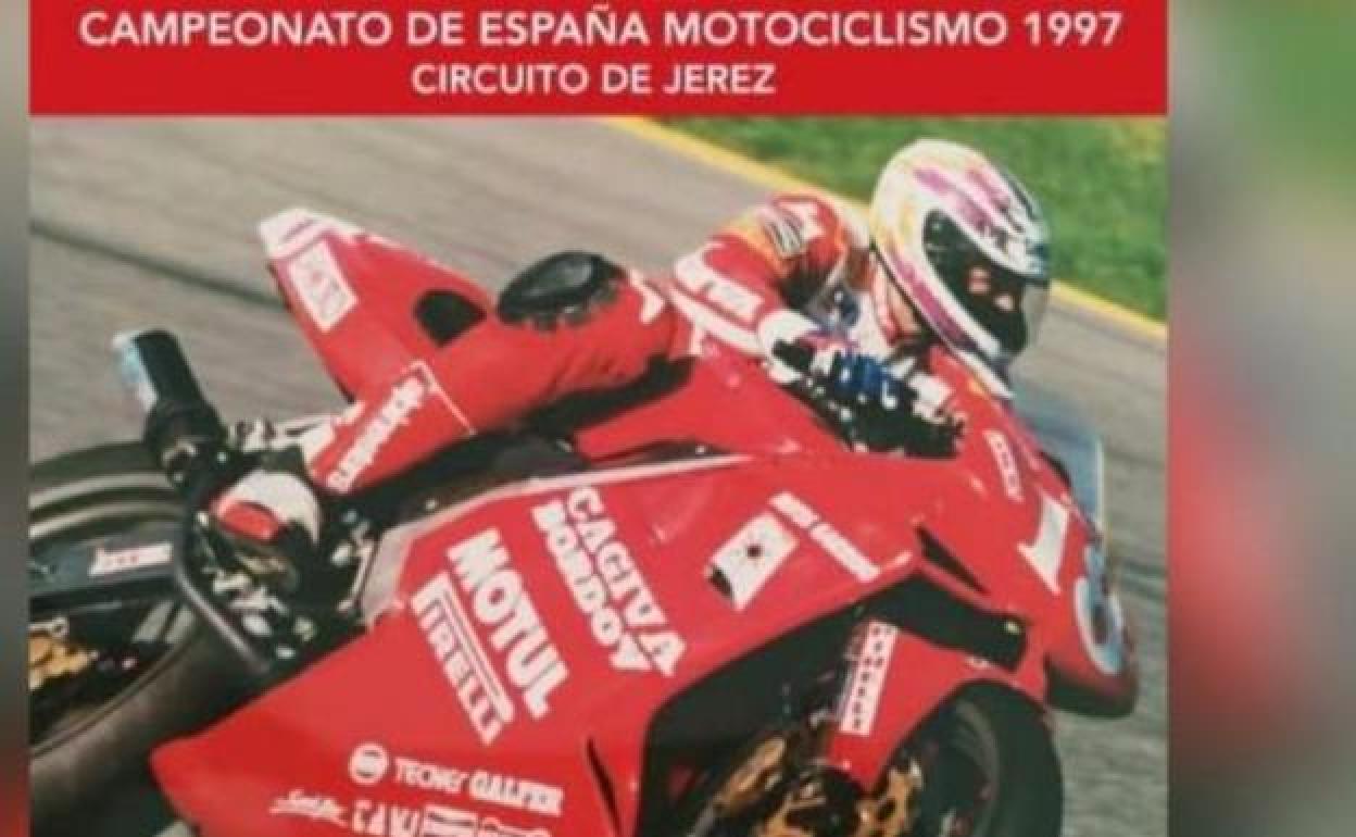 Rivas, cuando participó en el Campeonato de España en 1997, en el circuito de Jerez. 