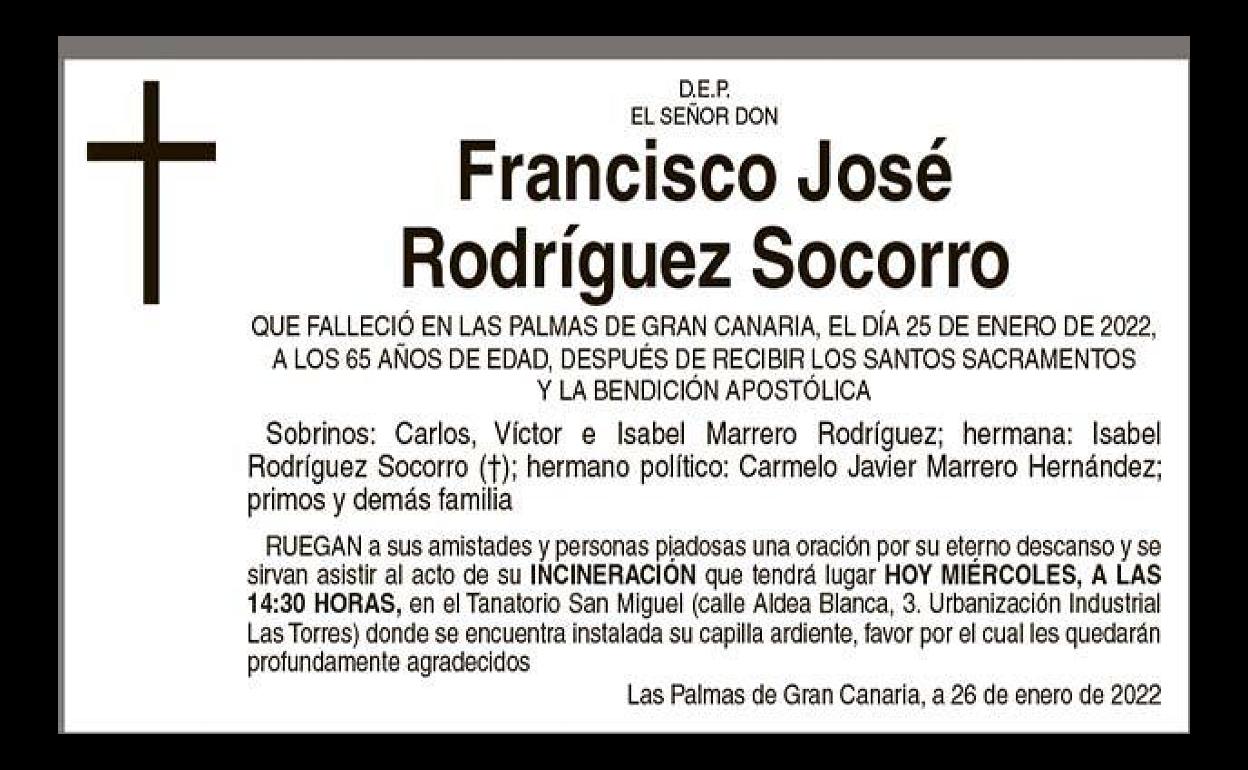 Francisco José Rodríguez Socorro