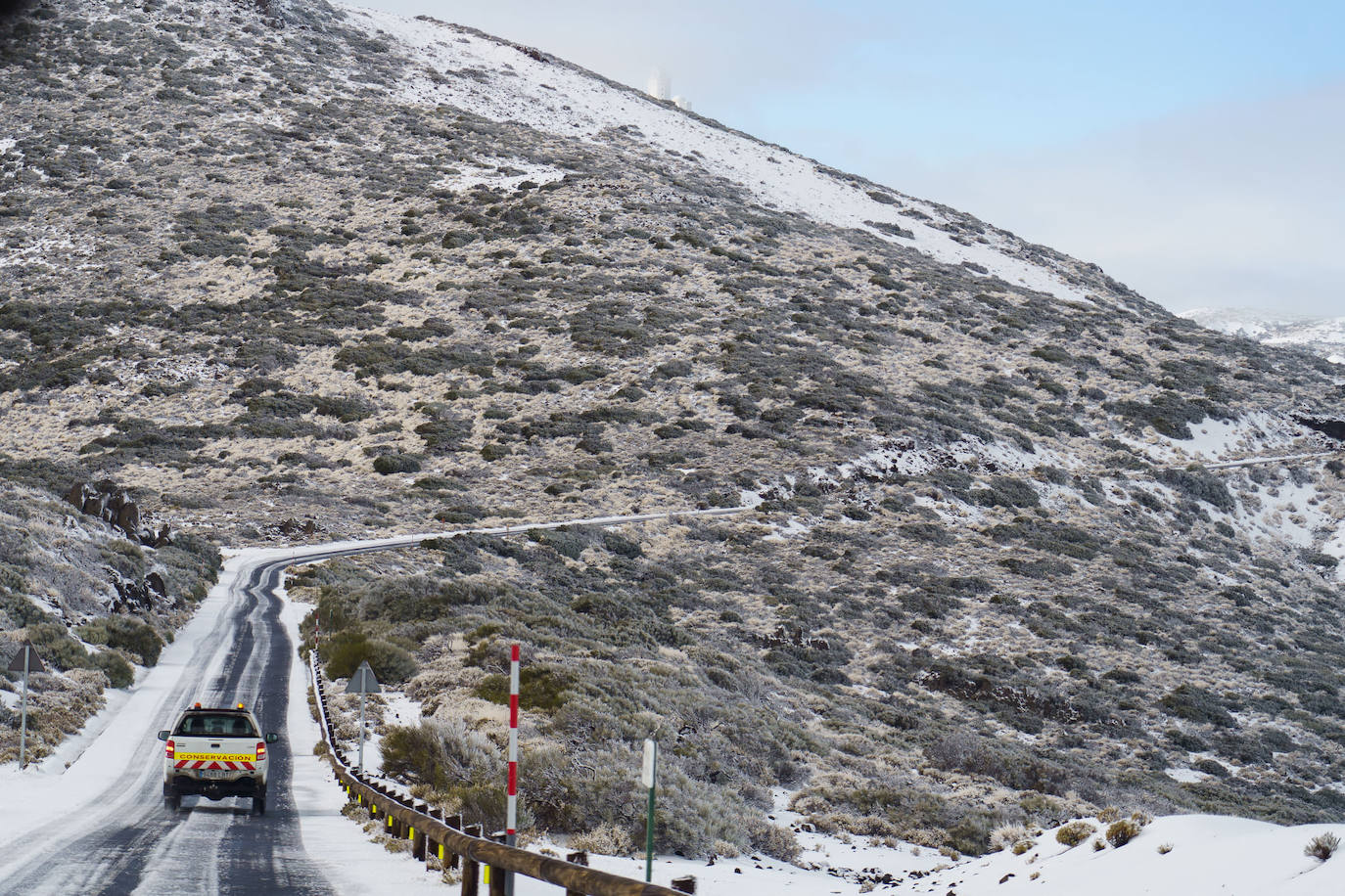 Fotos: Los accesos al Teide vuelven a estar abiertos