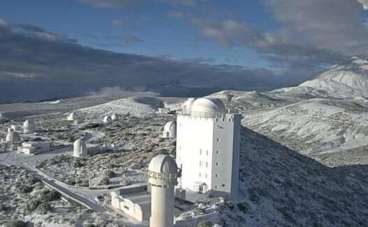 Así luce el Teide este jueves. 