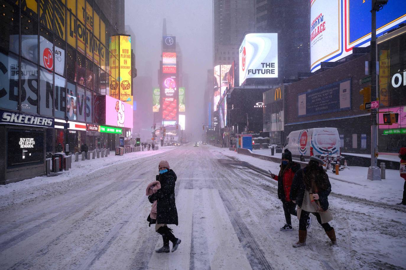Fotos: La nieve sepulta Nueva York
