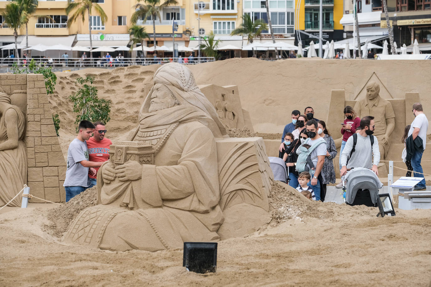 El Belén de Arena de las pasadas navidades. 
