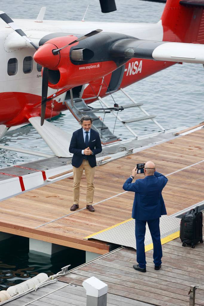 Fotos: Imágenes de la llegada del hidroavión en Las Palmas de Gran Canaria