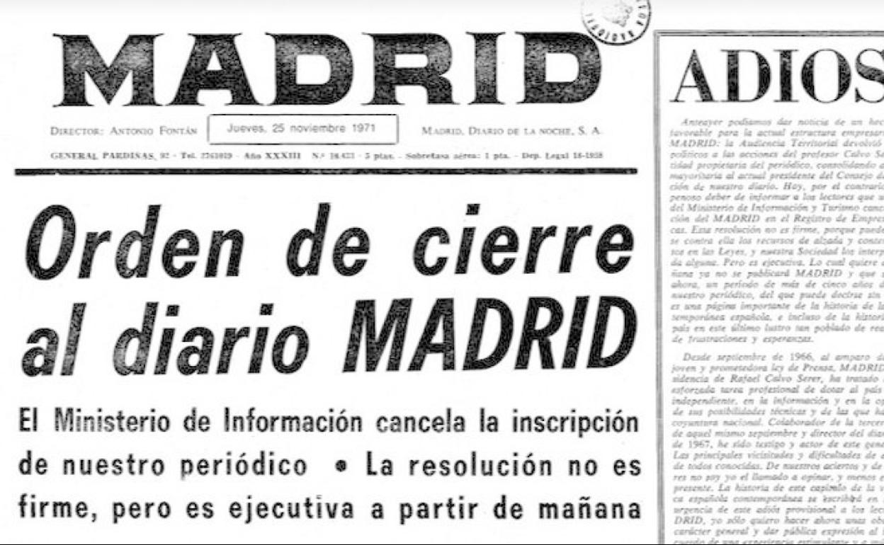 50 años sin &#039;Madrid&#039;