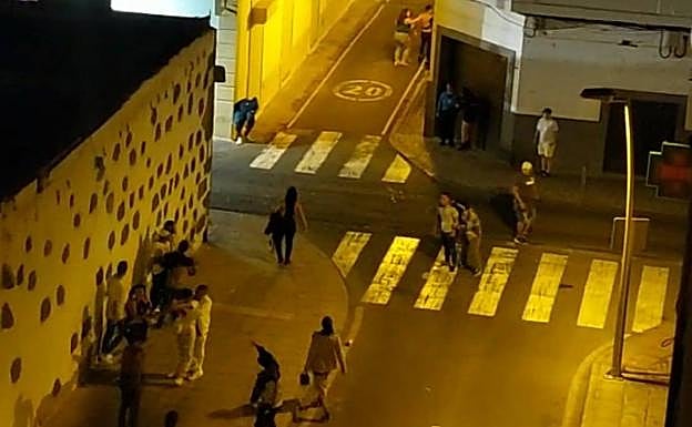 Violenta reyerta multitudinaria en Arrecife