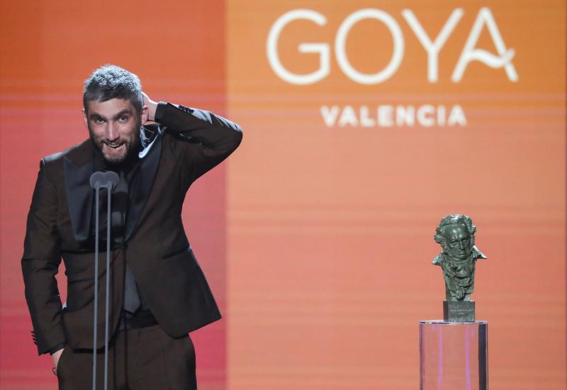 El Goya a mejor actor revelación es para Chechu Salgado por ‘Las leyes de la frontera’.