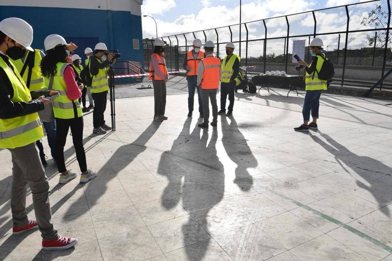 Fotos: Presentación obras nueva cubierta Pabellón García San Román