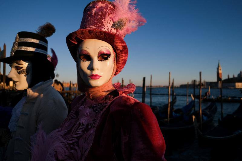 Fotos: Venecia presume de carnaval en pandemia