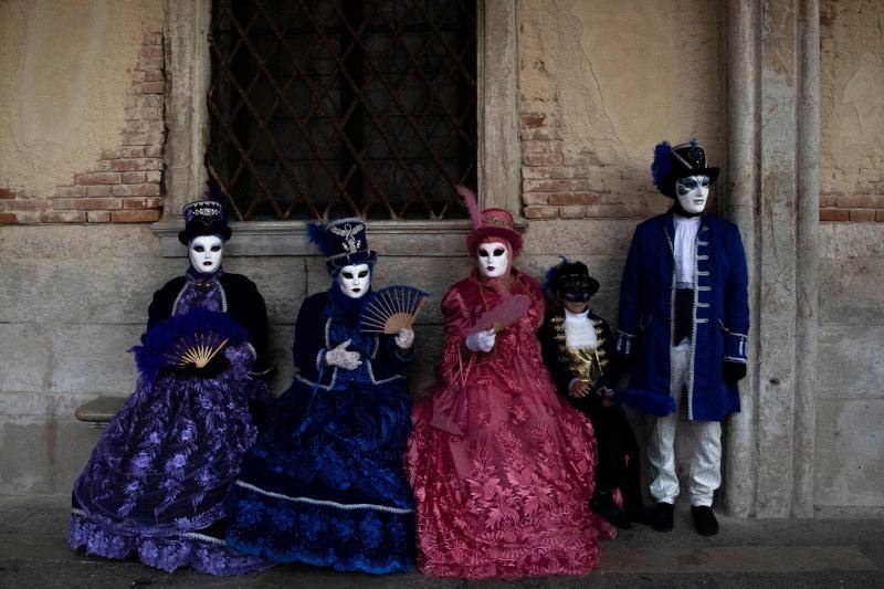 Fotos: Venecia presume de carnaval en pandemia