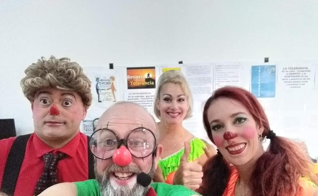 Protagonistas del premio. C