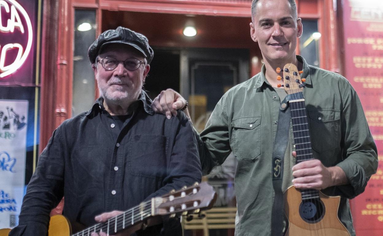 El guitarrista Antonio Toledo y el timplista Germán López protagonizan esta gira por Estados Unidos. 
