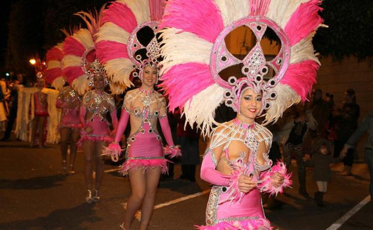 Foto de archivo del carnaval de Agüimes. 