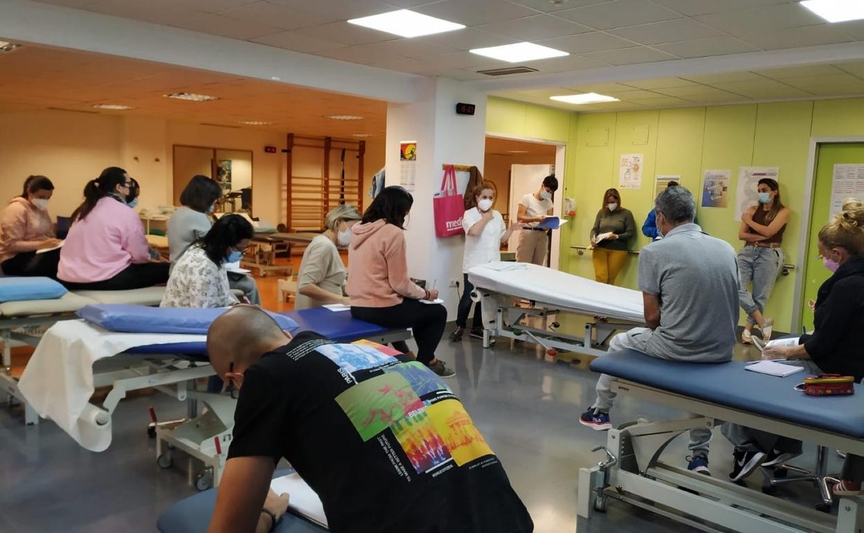 Un momento del curso que duró dos días. 