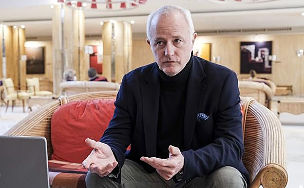 El profesor Stefano Pallanti, ayer, en el Hotel Reina Isabel de la capital grancanaria. 