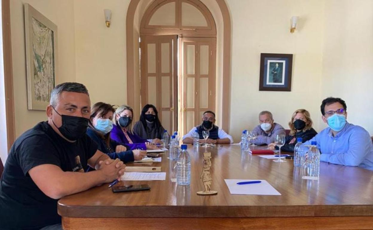 Cita en el Ayuntamiento de Haría. 