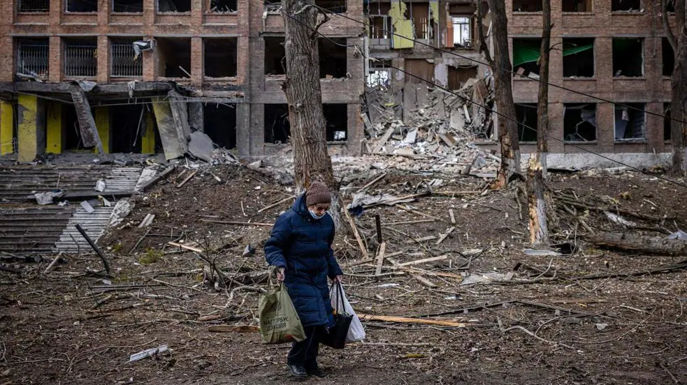 El cuarto día de guerra en Ucrania, en imágenes