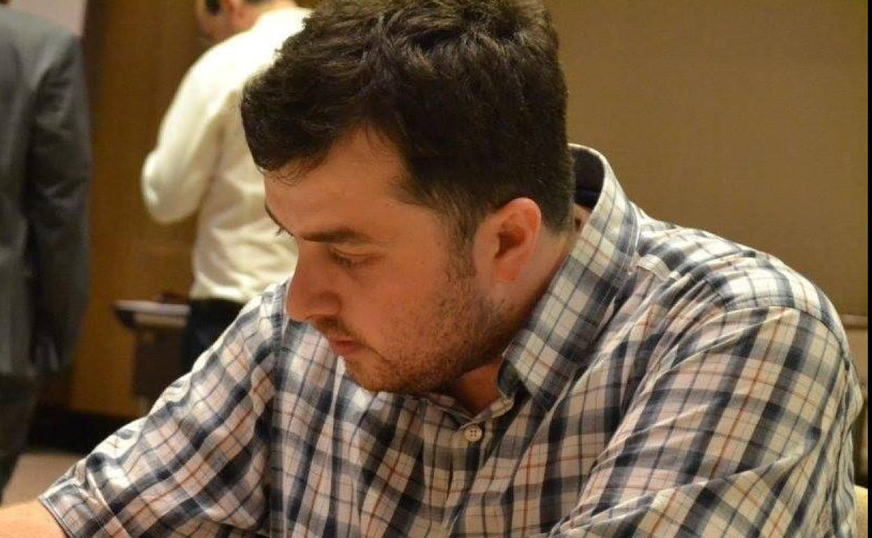 Guseinov, durante una partida. 