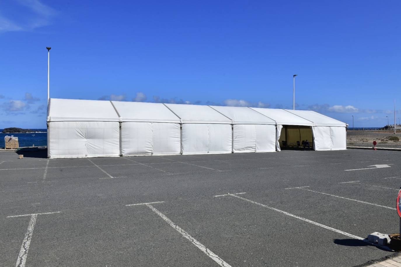 Fotos: Arinaga, a punto para el rodaje de la película de Jennifer Lopez