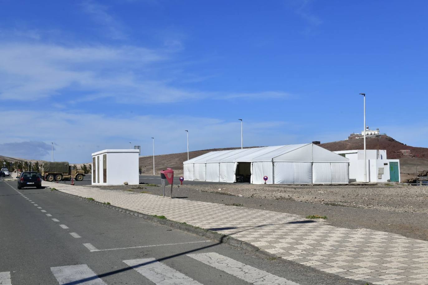 Fotos: Arinaga, a punto para el rodaje de la película de Jennifer Lopez