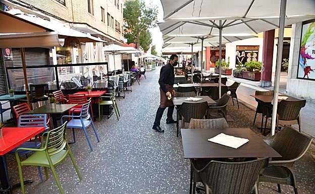 Terrazas en la capital grancanaria. 