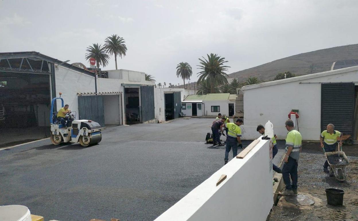 Obras en Servicios Sociales. 