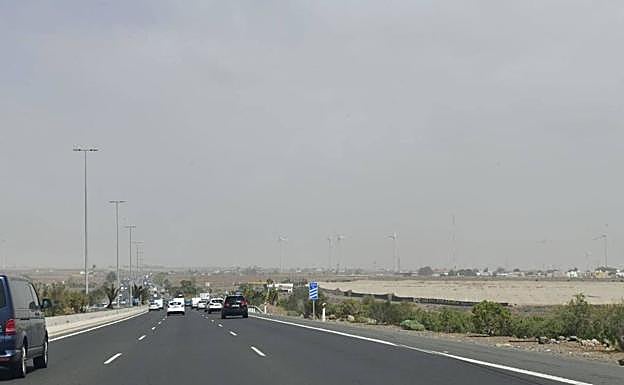 Imagen principal - Calima en Gran Canaria. 