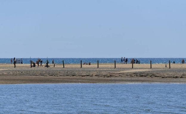 Tiempo estable y soleado en Maspalomas, tras el paso de Celia, la semana pasada. 