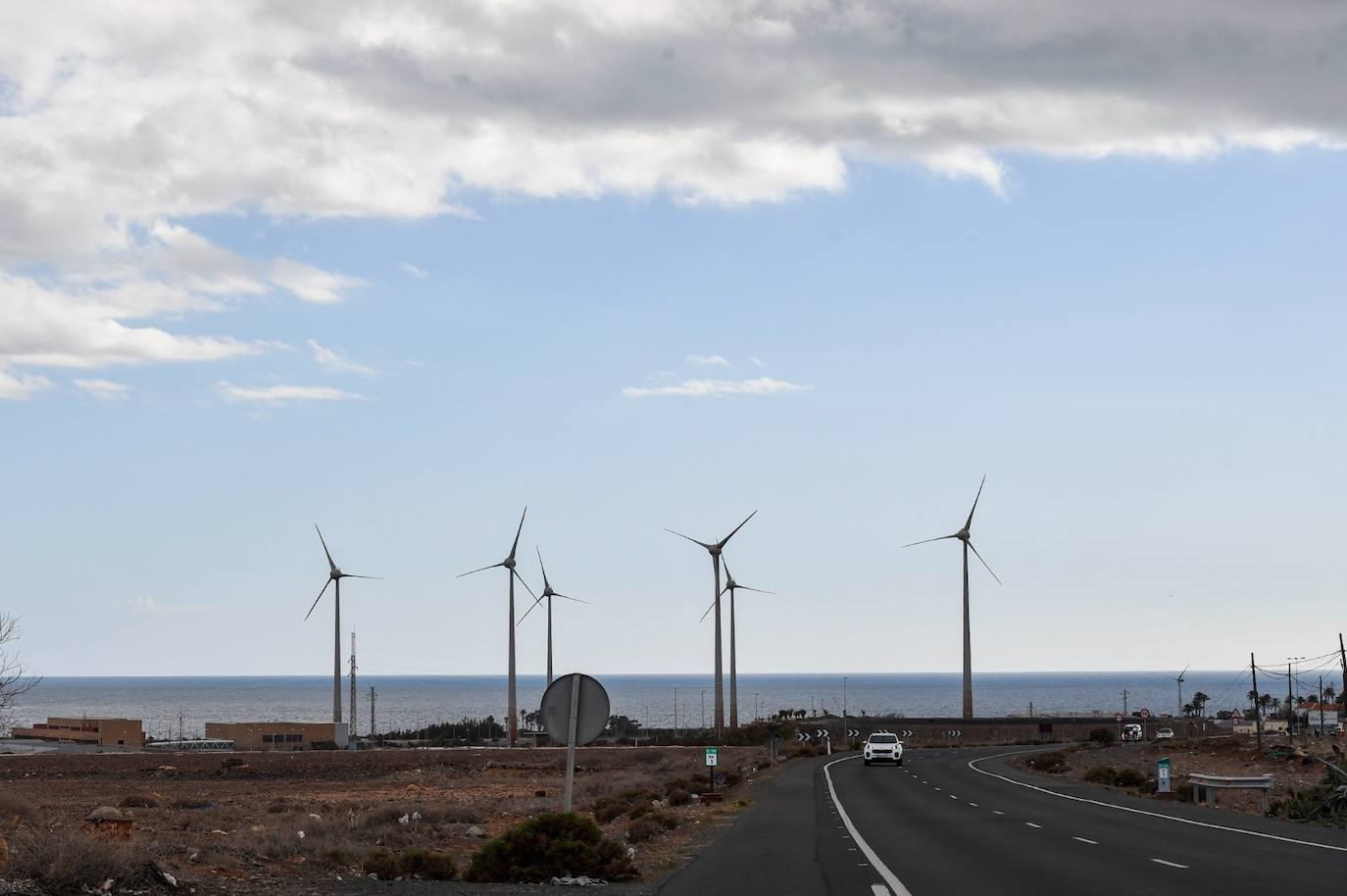 Fotos: Fin de semana de viento y lluvia en Canarias