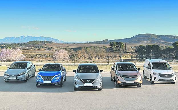 Nissan presenta seis nuevos modelos electrificados para el 2022