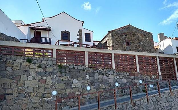 Vista del edificio reservado para Centro de Gestión del Paisaje Cultural, en Tejeda. 