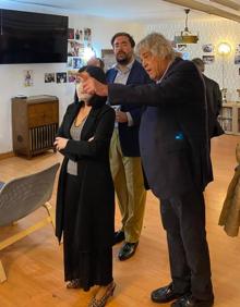 Imagen secundaria 2 - Abarrotada inauguración de la exposición inédita sobre Caco Senante en la Casa de Canarias de Madrid