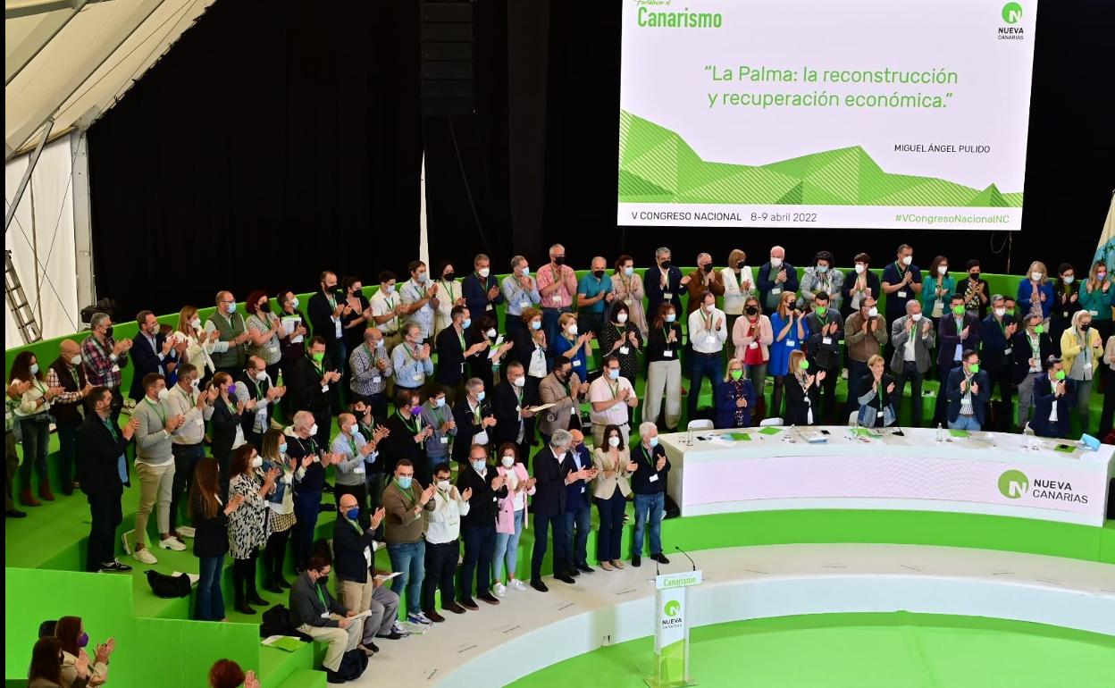 Una de las imágenes de este sábado durante el quinto congreso de la formación. 
