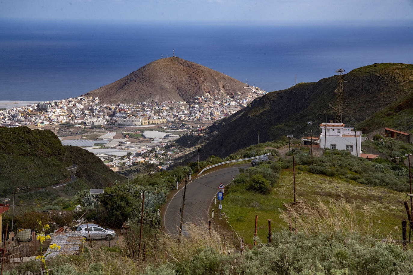 Fotos: Medianías y cumbre de Gran Canaria se tornan verdes