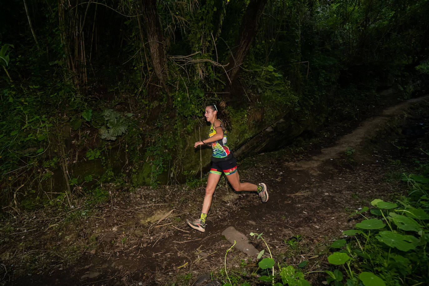 Lara Padrón fue la primera mujer en la clasificación. 