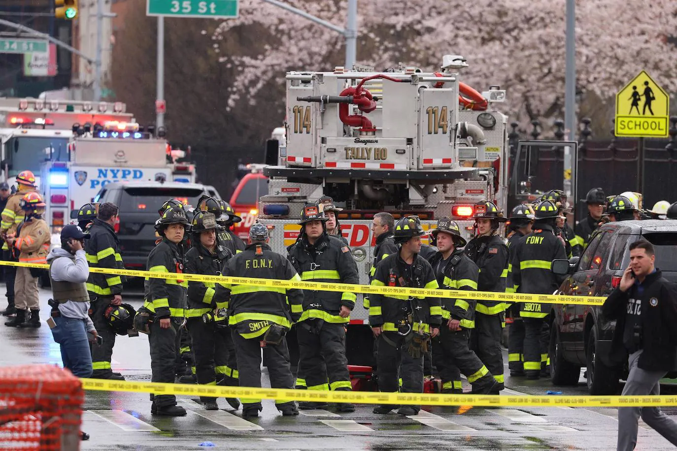 Fotos: Miedo en Nueva York por el ataque en el metro 