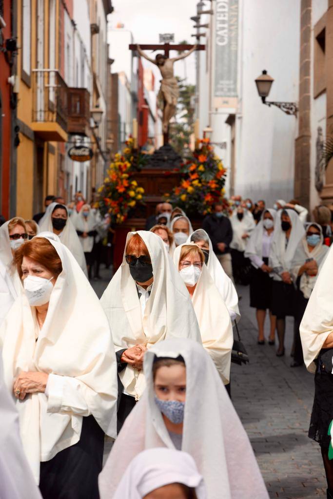 Fotos: La procesión de Las Mantillas vuelve a Vegueta