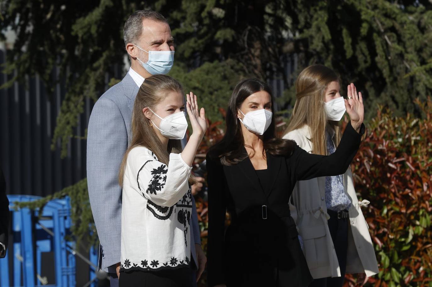 Fotos: Los reyes visitan a las familias ucranianas