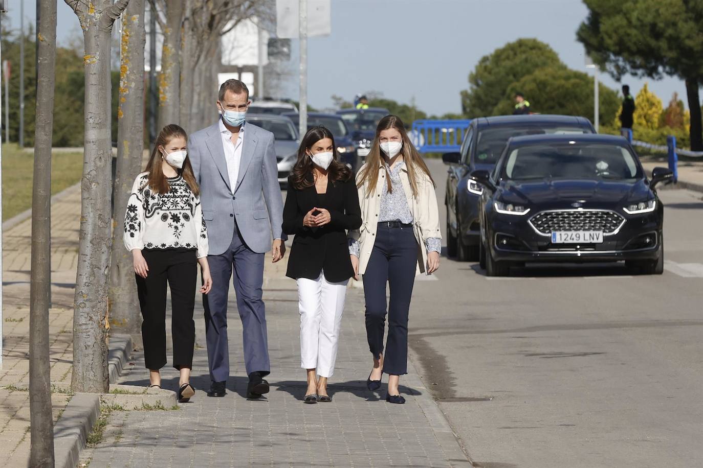 Fotos: Los reyes visitan a las familias ucranianas