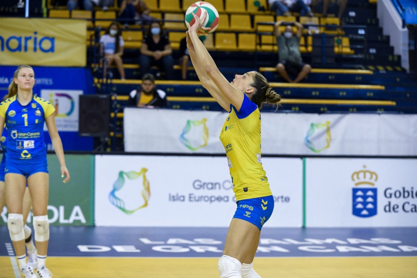 Alba Sánchez, en la semifinal ante el Menorca. 