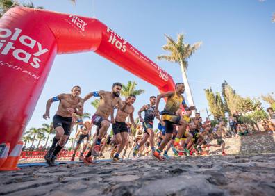 Imagen secundaria 1 - Espectáculo del bueno en la Bestial Race de Fuerteventura