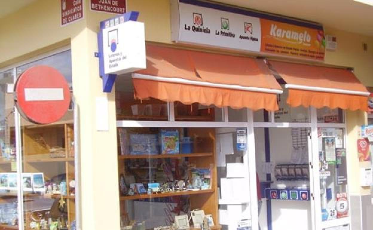 Administración que repartió el premio. 