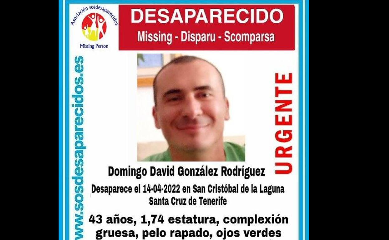 Buscan a un hombre desaparecido en La Laguna