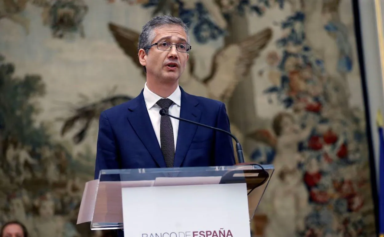 Pablo Hernández de Cos, gobernador del Banco de España. 