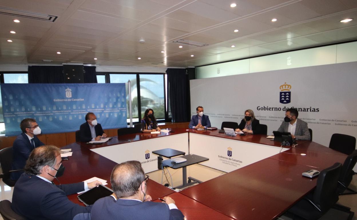 Imagen del encuentro celebrado el pasado martes. 